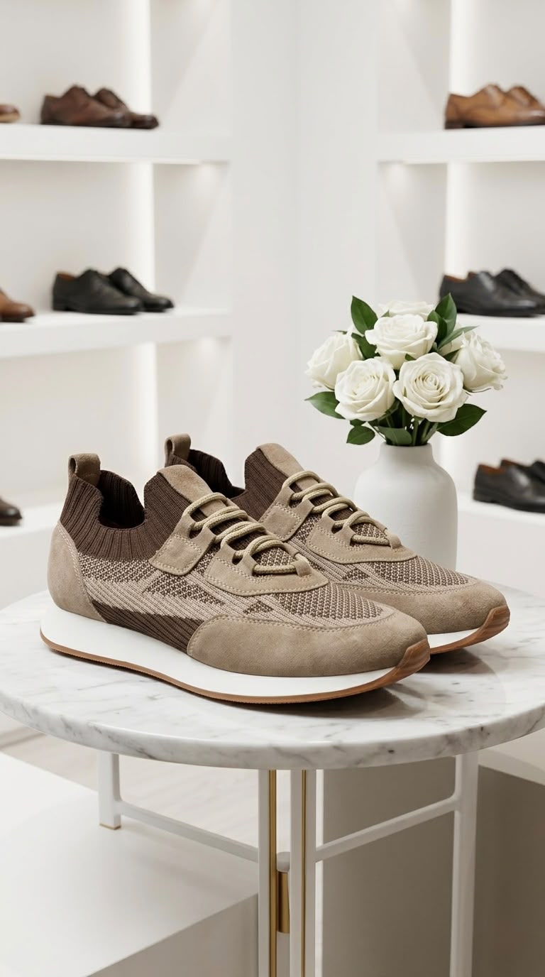 Firenze Runner — qəhvəyi kişi ayaqqabısı