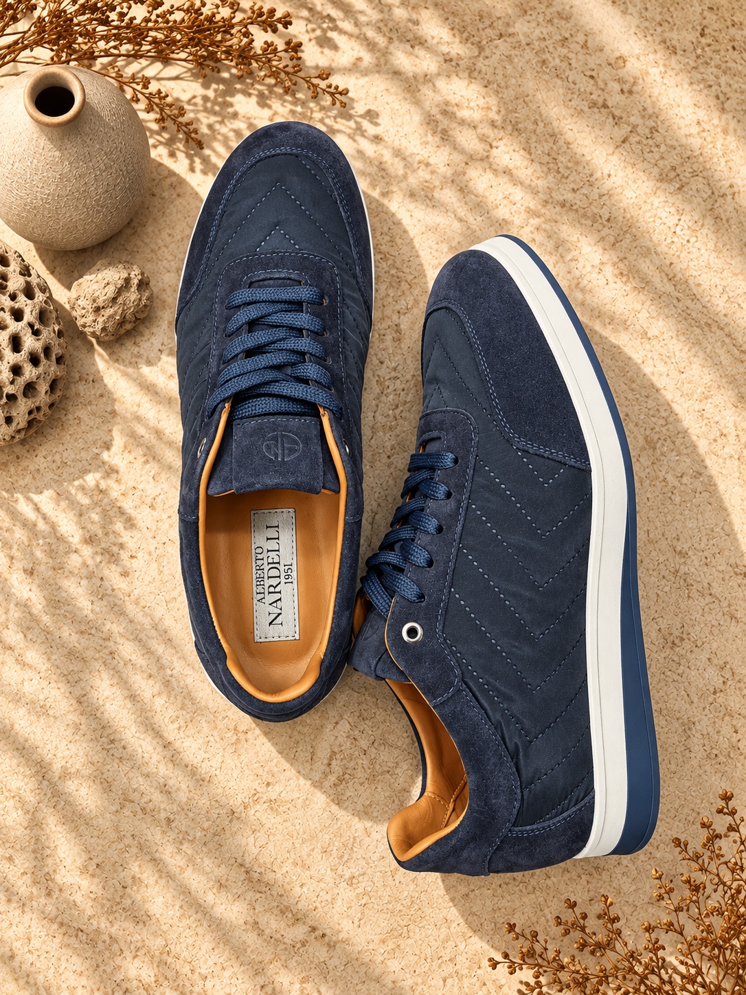 Monza Navy Sneaker