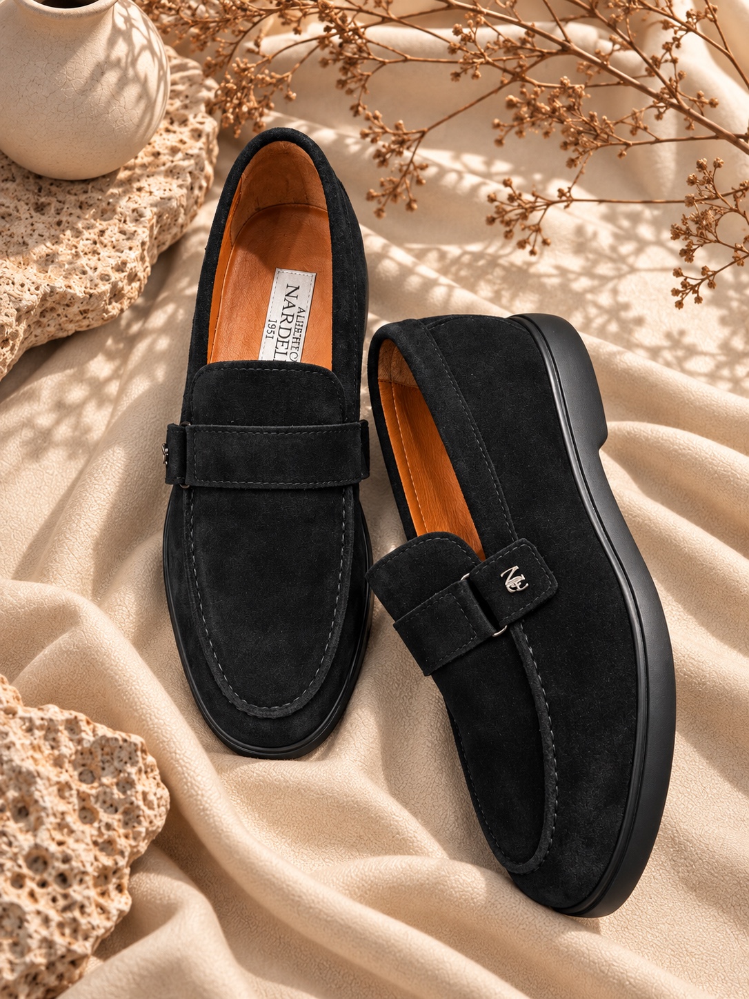 Alberto Nardelli Qara Süet Loafer